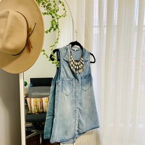 Light Denim Blouse